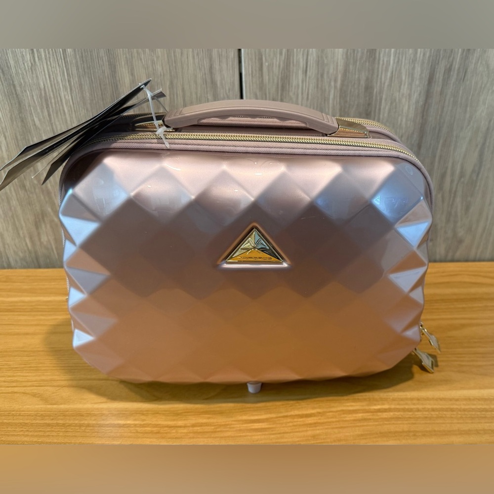 Triforce - Hardshell Chic Mauve Geometric Cosmetic Case